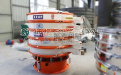 鹽酸固液分離塑料振動篩都江堰發(fā)貨，請齊經(jīng)理注意查收！